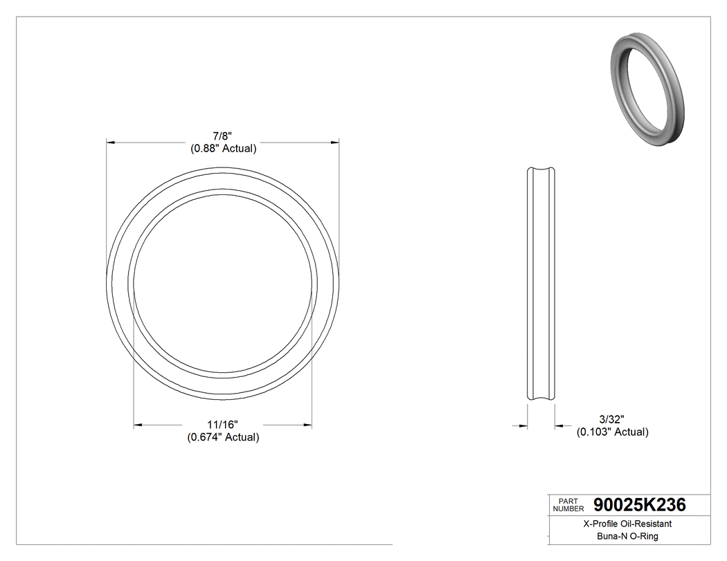 Technical drawing - 90025K236